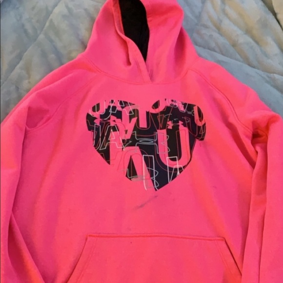 Pink under armor hoddie - Picture 2 of 2